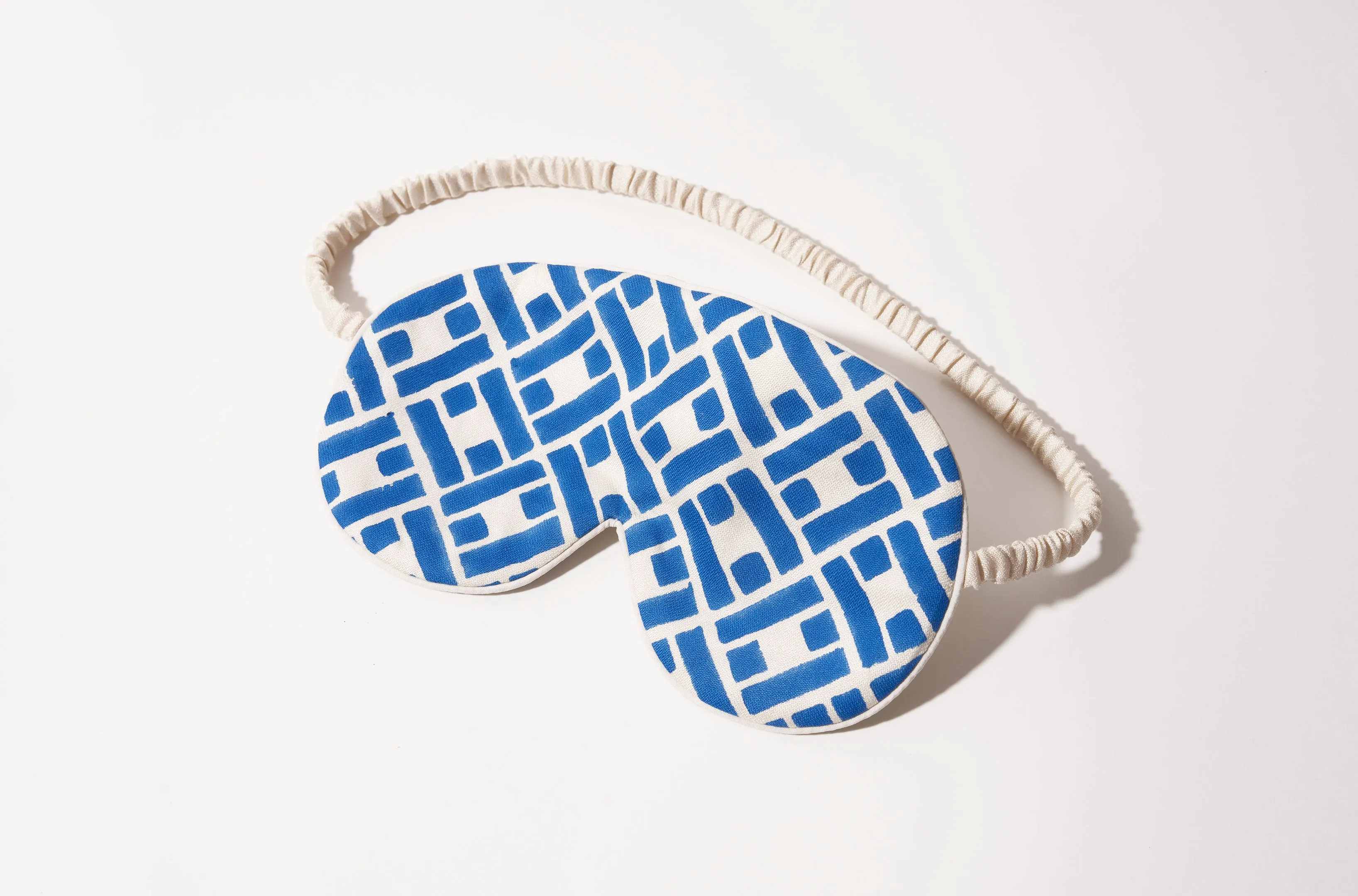 Mulberry Silk Eye Mask - Leh Sapphire sold by The Ethical Silk Company product image thumbnail 2