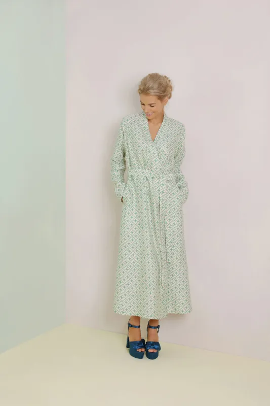 Mulberry Silk Robe - Leh Sage sold by The Ethical Silk Company