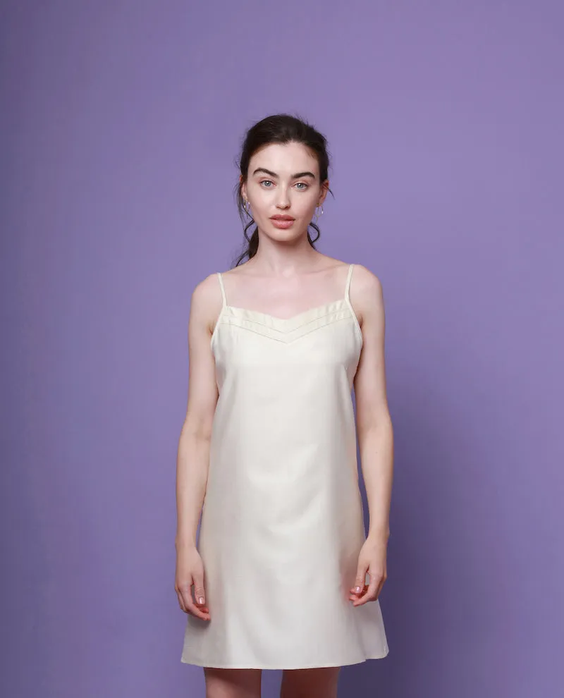 Mulberry Silk Nightdress/Slip - Natural Ivory sold by The Ethical Silk Company product image thumbnail 5