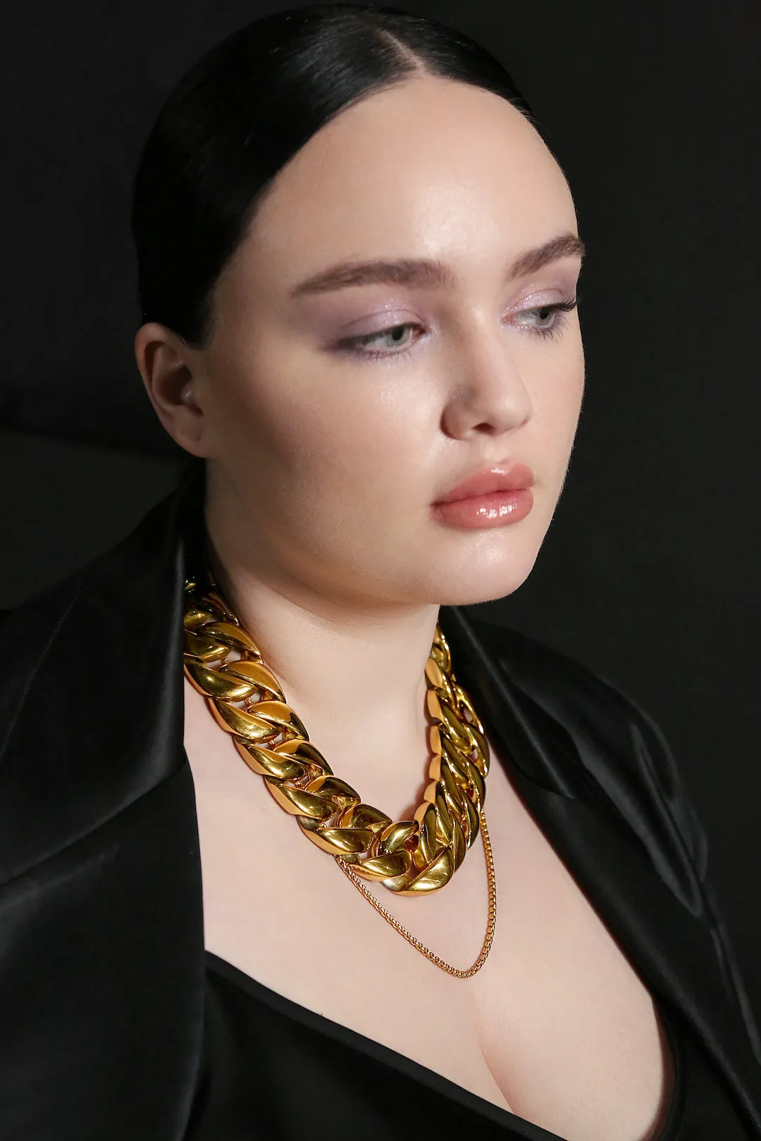 Thin Gold Chain Necklace- Thin Boy slim sold by Baacal product image thumbnail 5