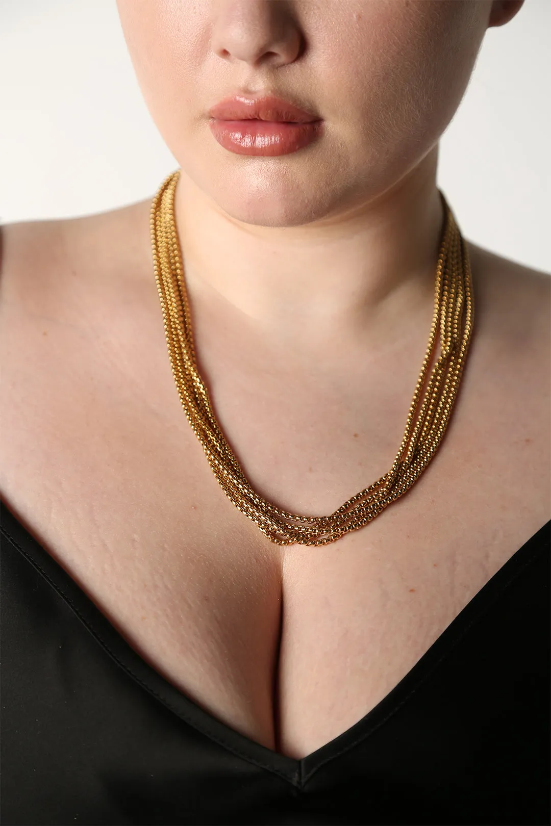 Thin Gold Chain Necklace- Thin Boy slim sold by Baacal product image thumbnail 4