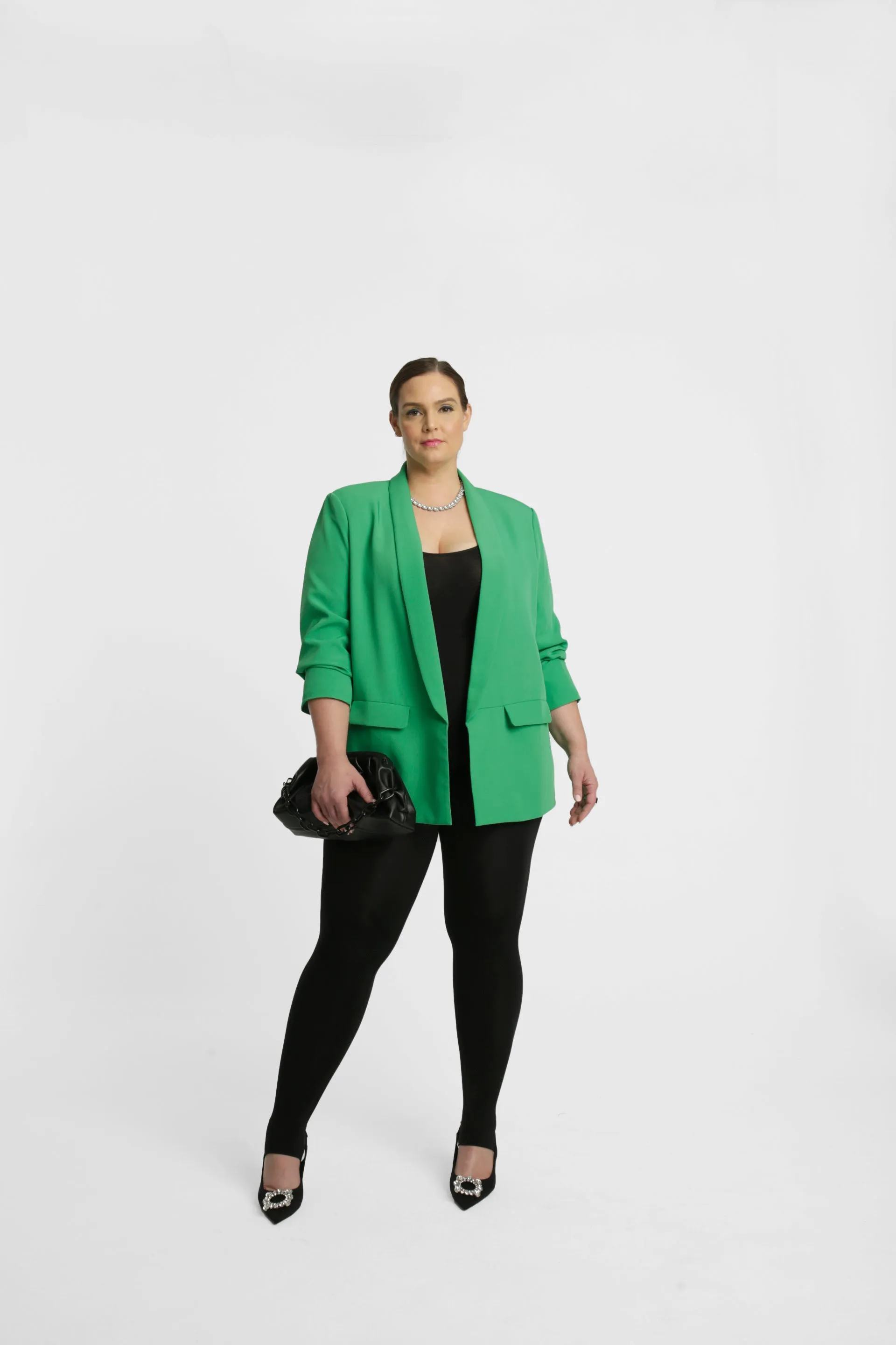 Oversized Classic Blazer - Grass Green sold by Baacal product image thumbnail 2