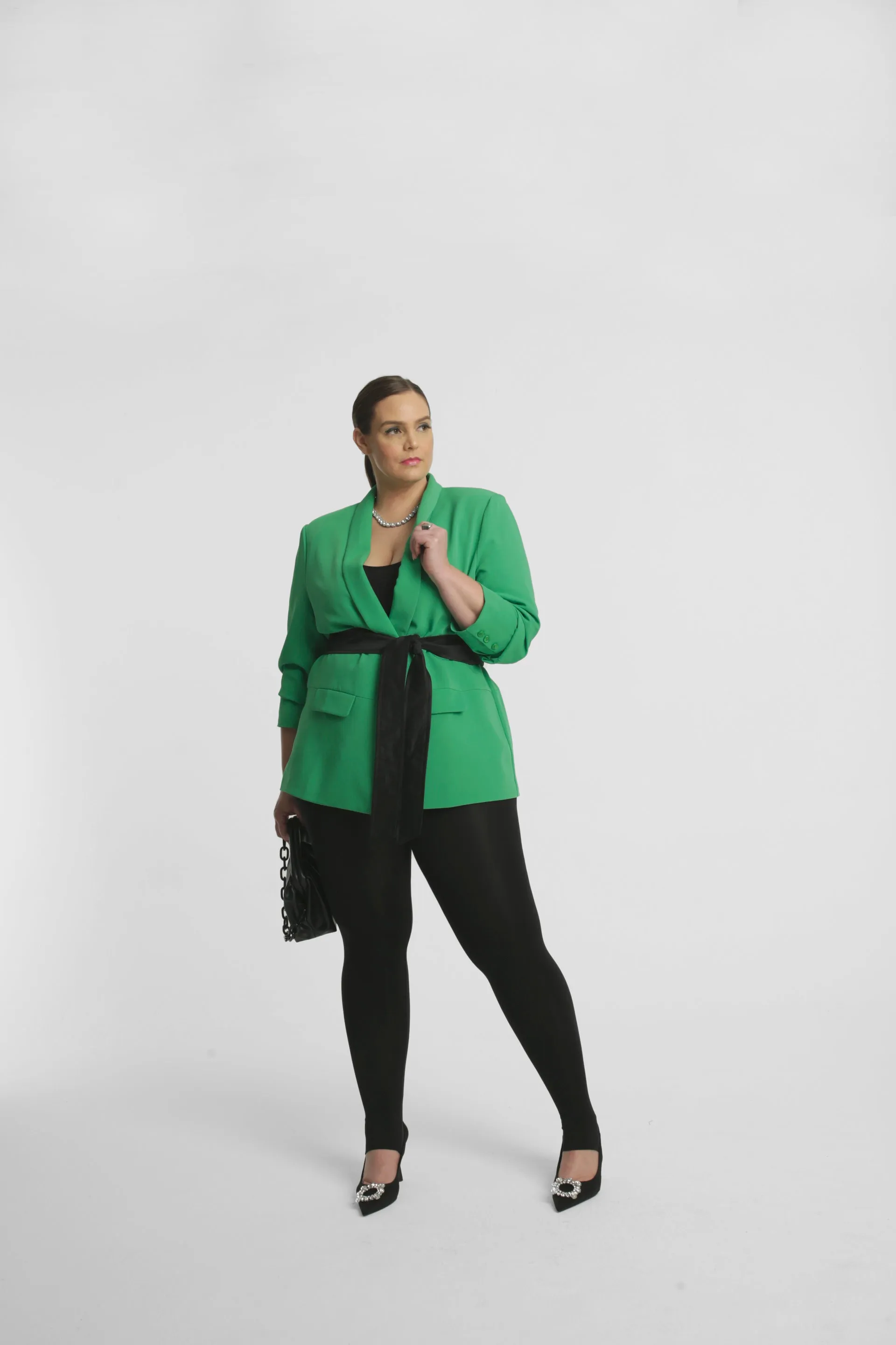 Oversized Classic Blazer - Grass Green sold by Baacal product image thumbnail 3