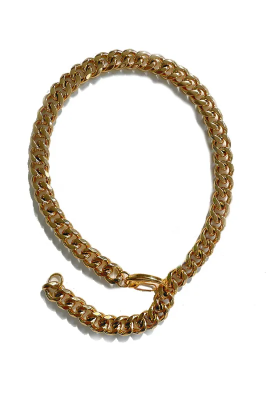 Cuban Goldlink Lariat Necklace sold by Baacal