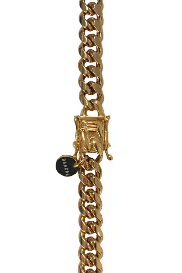 Cuban choker- Gold sold by Baacal product image thumbnail 2