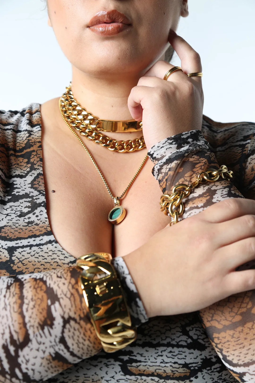 Thin Gold Ring Stack Set sold by Baacal product image thumbnail 5