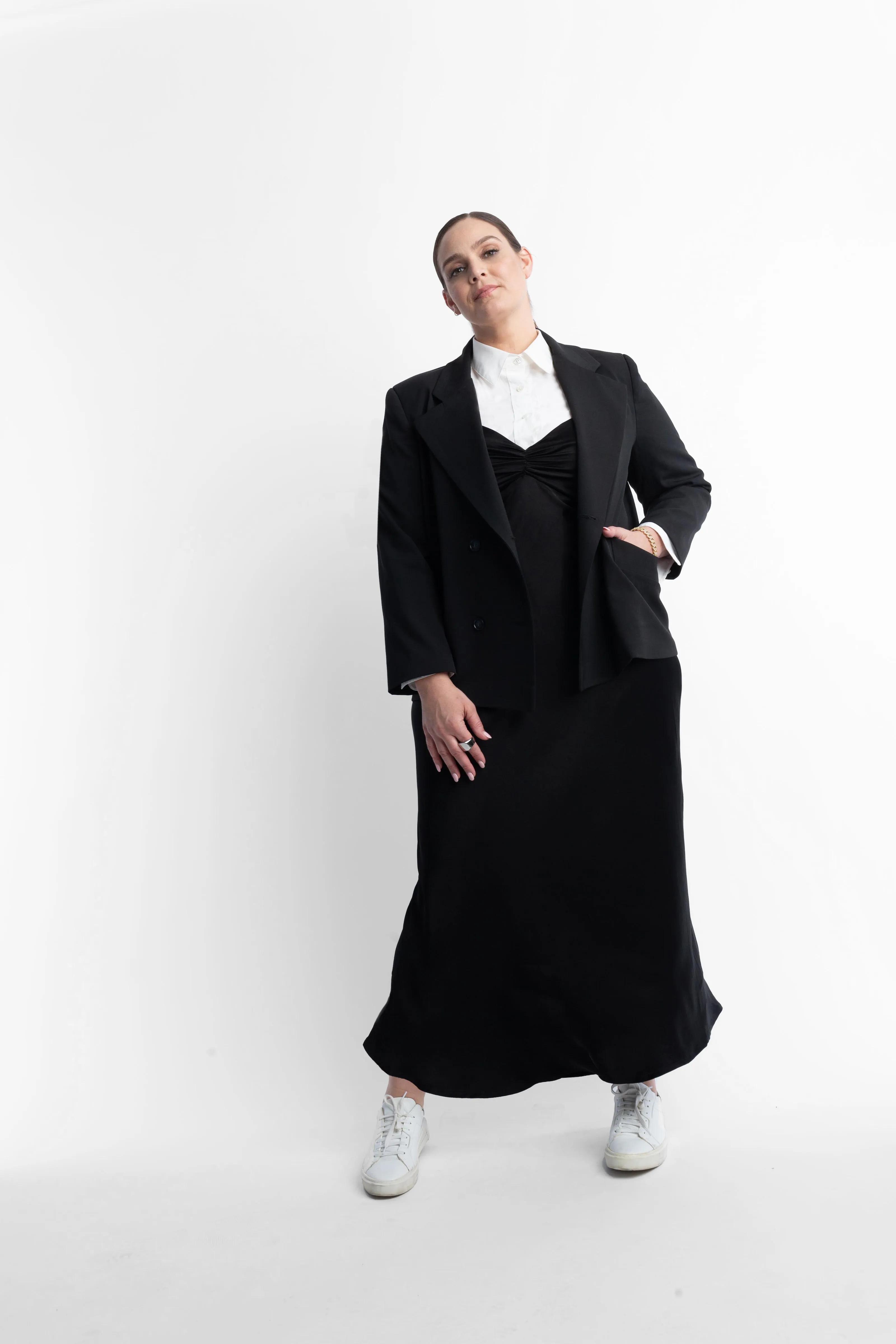 Davis Blazer- sharp with a relaxed fit - Black sold by Baacal product image thumbnail 3