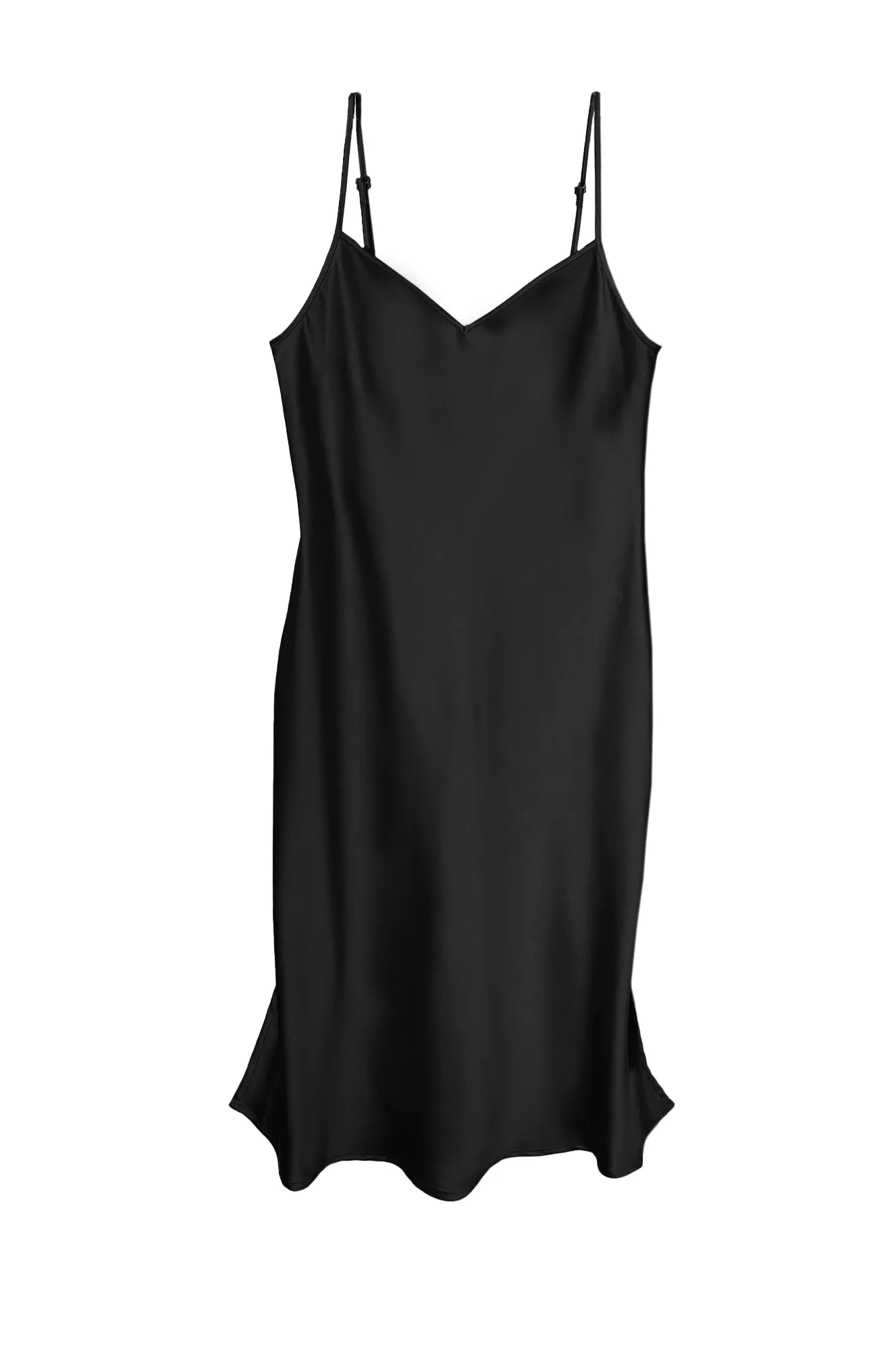 Vintage Disco Bias Slip Dress in Black sold by Baacal