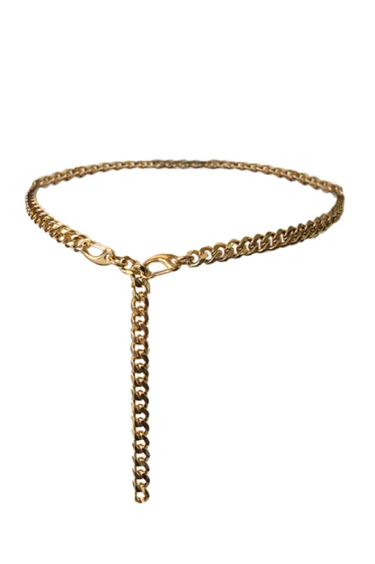 Cuban Chain Belt- Gold sold by Baacal