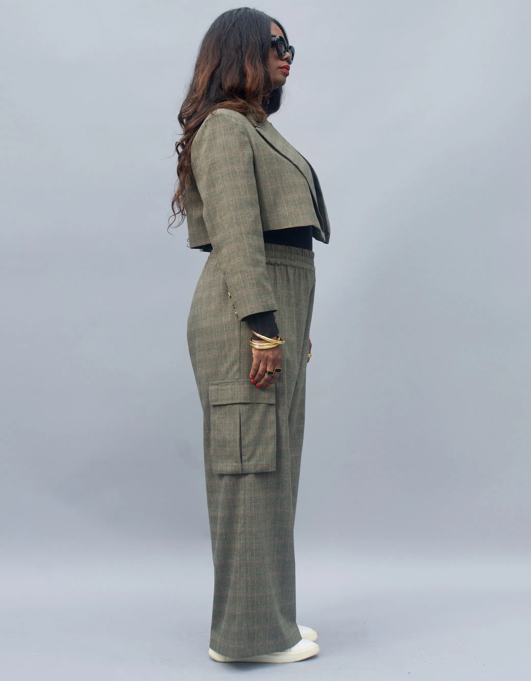 Cargo Pant- Prince of Wales sold by Baacal product image thumbnail 2