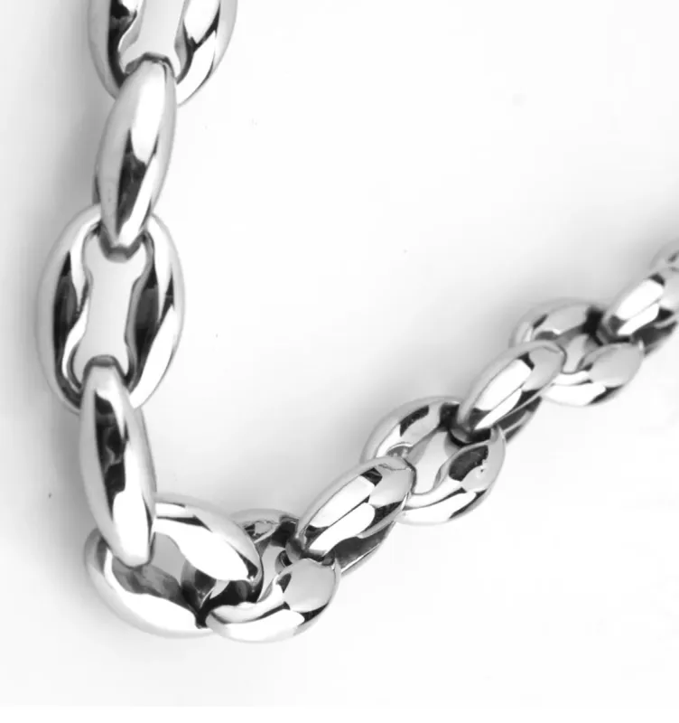 Puffed Mariner chain- Silver sold by Baacal