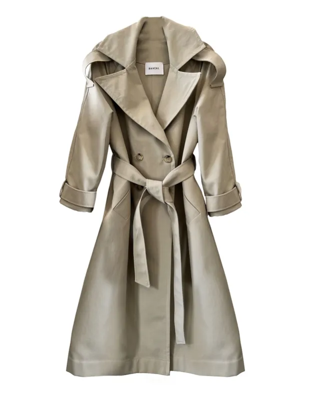 Classic Trench Coat- in Nylon/ Cotton heavy Twill sold by Baacal
