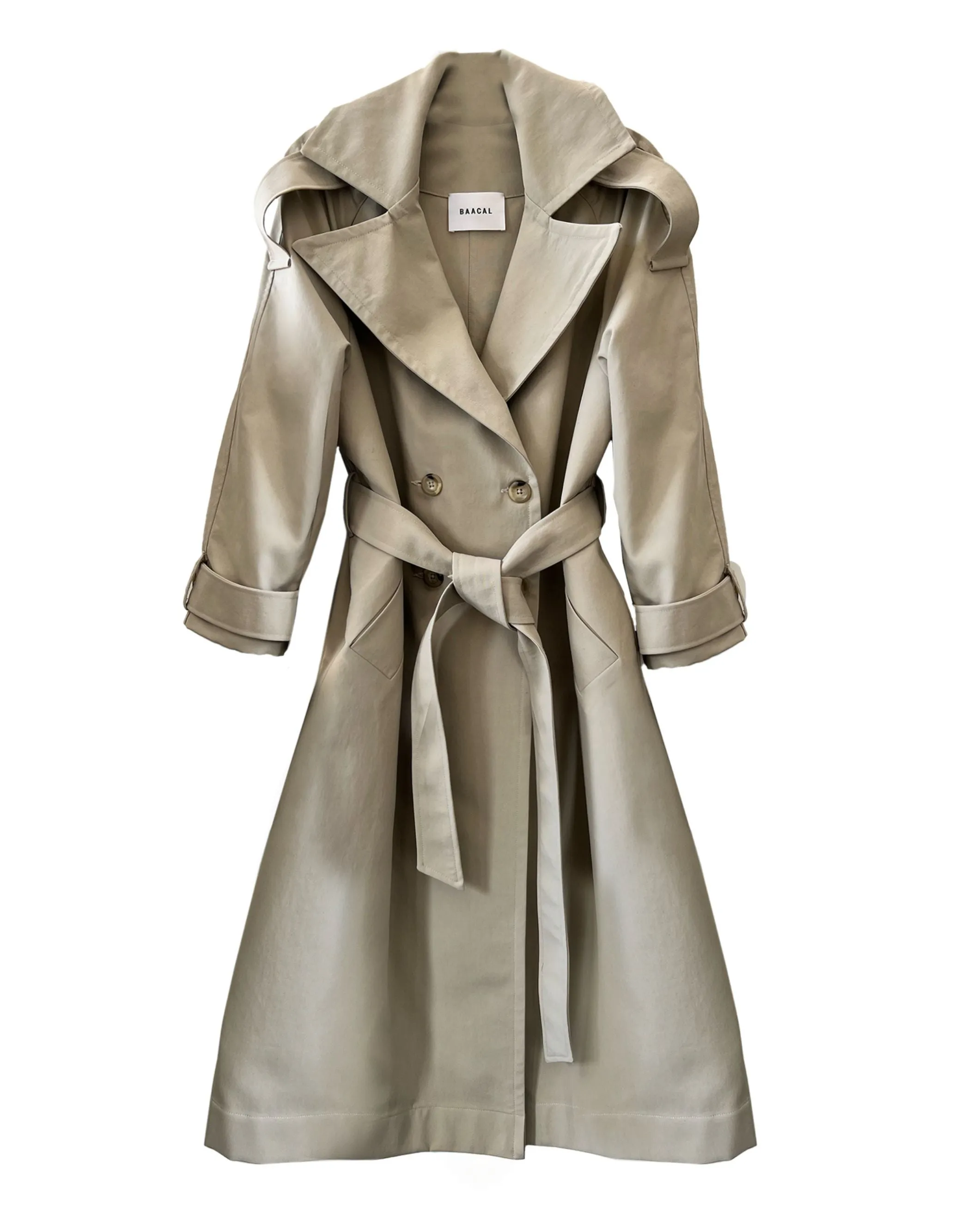 Classic Trench Coat- in Nylon/ Cotton heavy Twill sold by Baacal