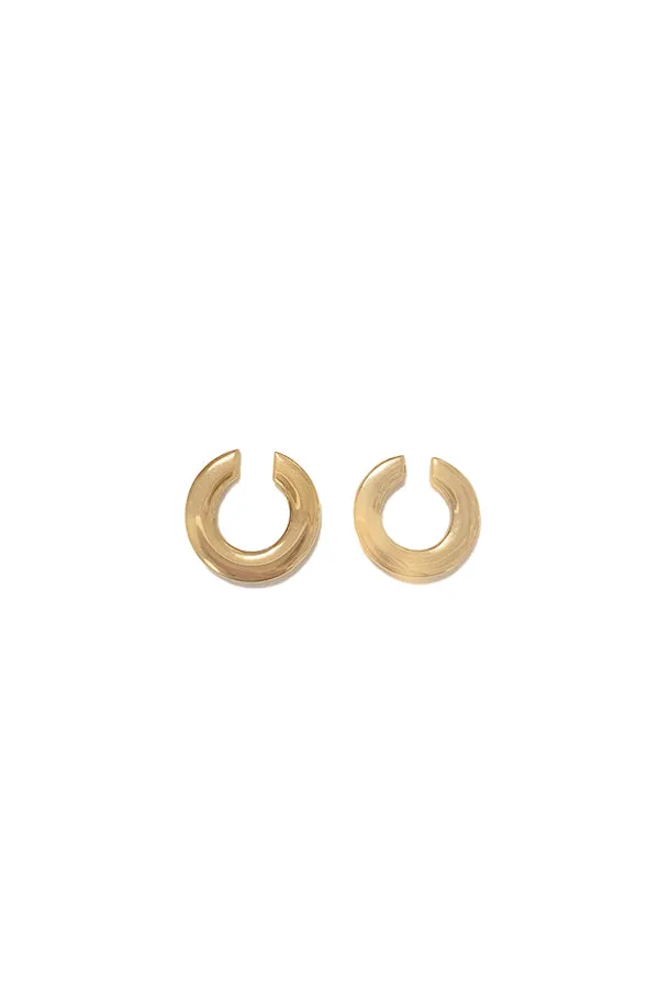 Flat Cylinder Ear Cuff - Gold sold by Baacal product image thumbnail 3