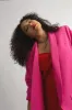 Crystal Oversized Classic Blazer - POP Pink sold by Baacal