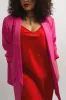 Crystal Oversized Classic Blazer - POP Pink sold by Baacal