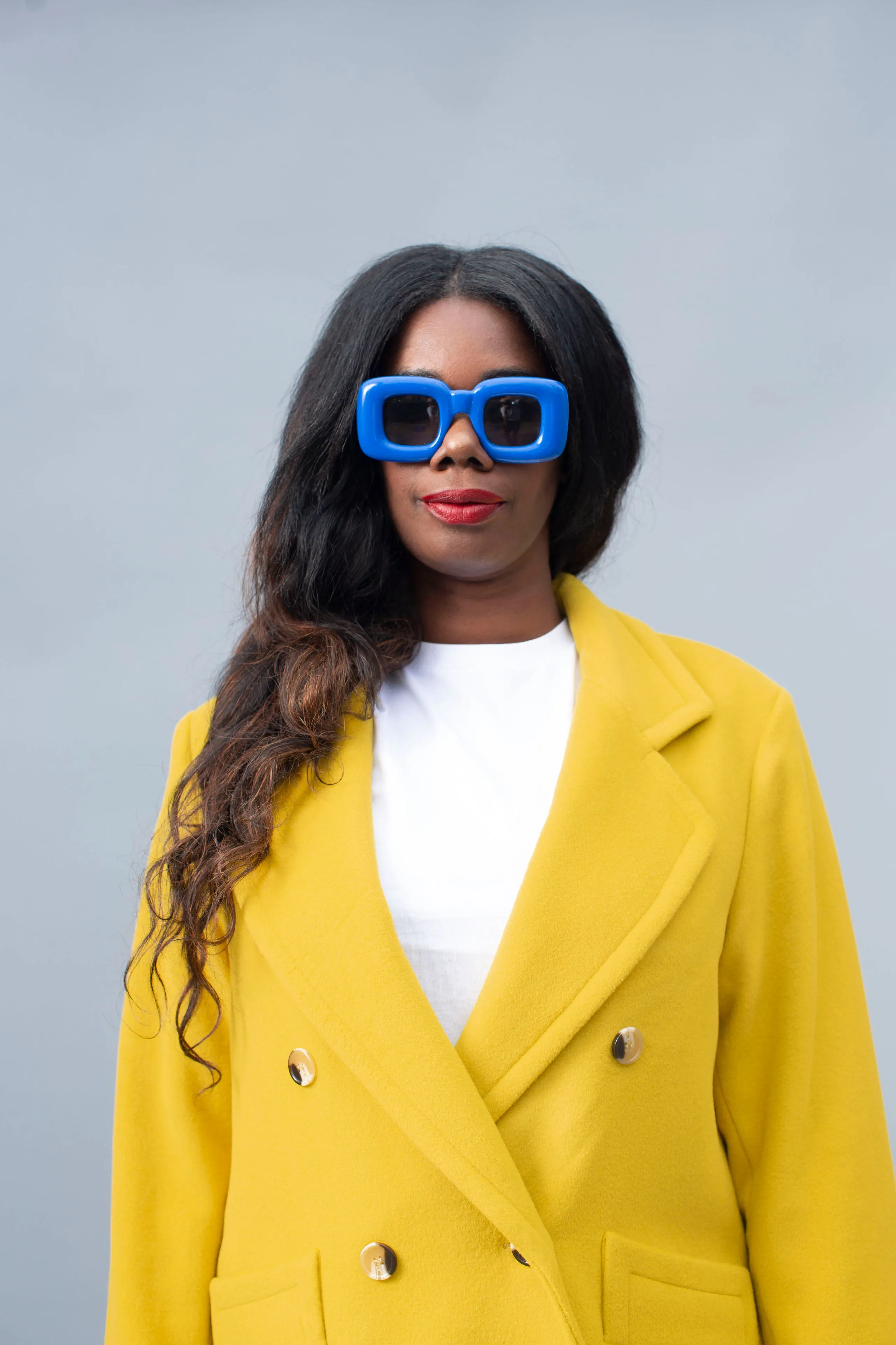 Double Breasted Car Coat - Citrine Yellow sold by Baacal product image thumbnail 2