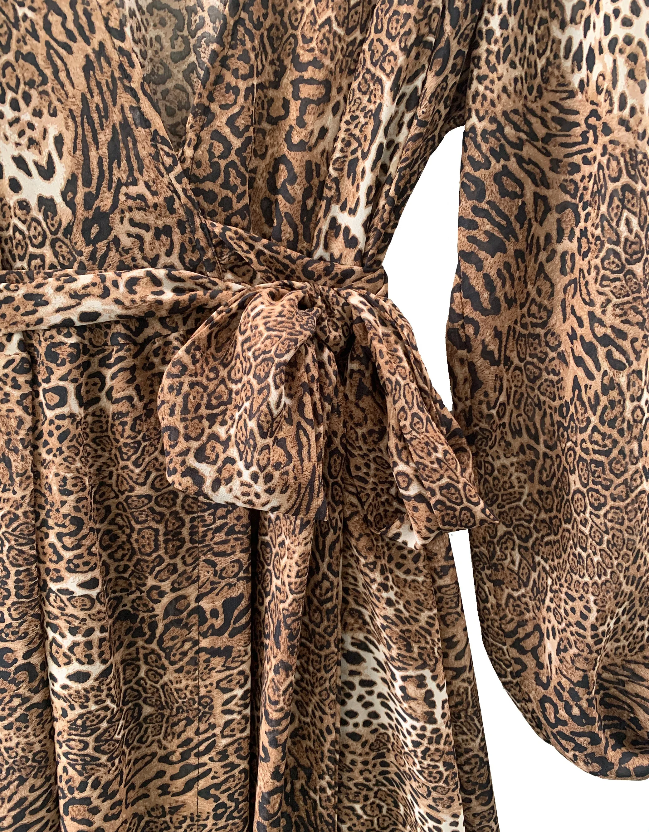 The Maxi Wrap Dress- Jaguar sold by Baacal product image thumbnail 3