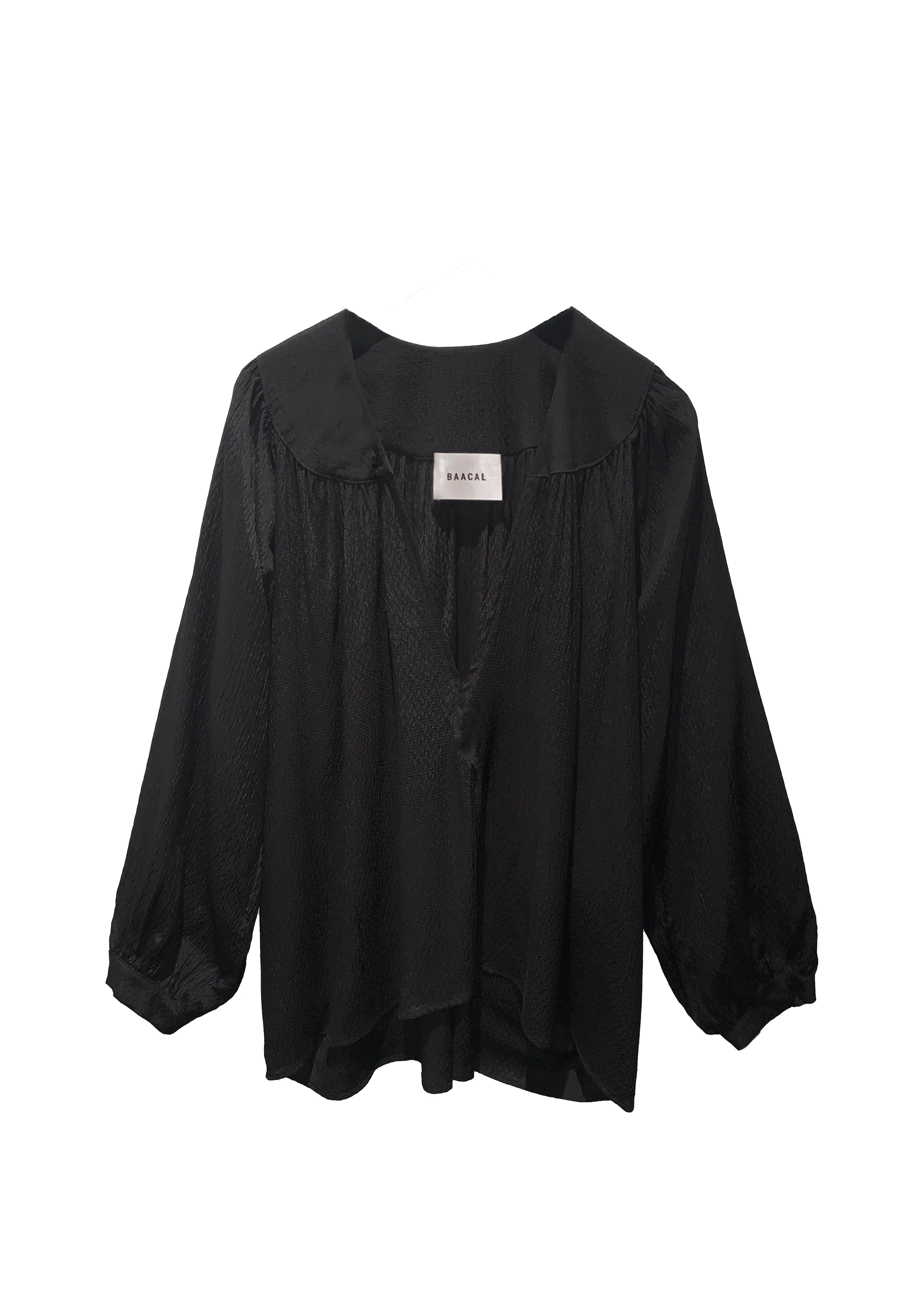 Stevie Blouse - Textured Black sold by Baacal
