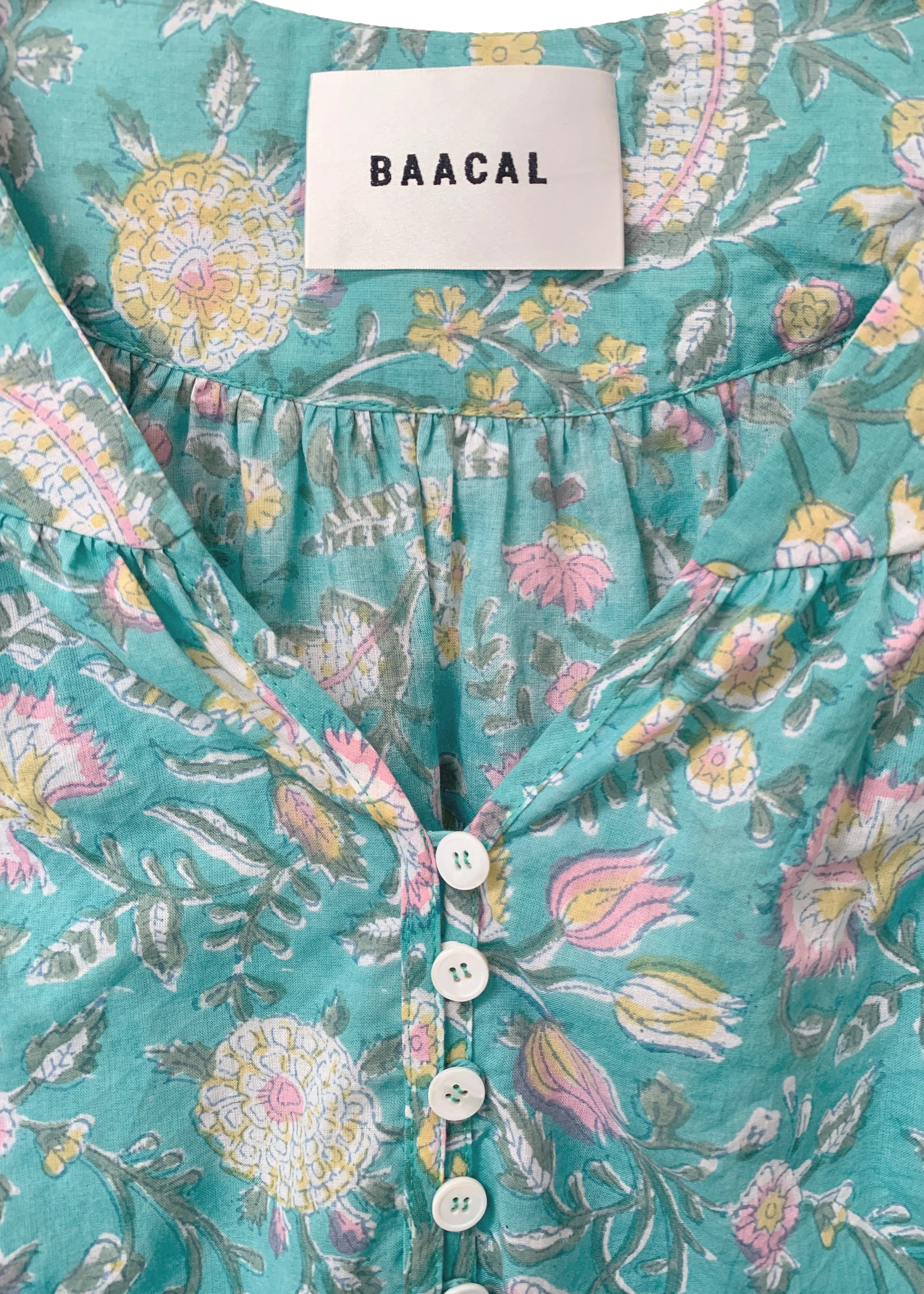 Carly Blouse- Aqua sold by Baacal product image thumbnail 3