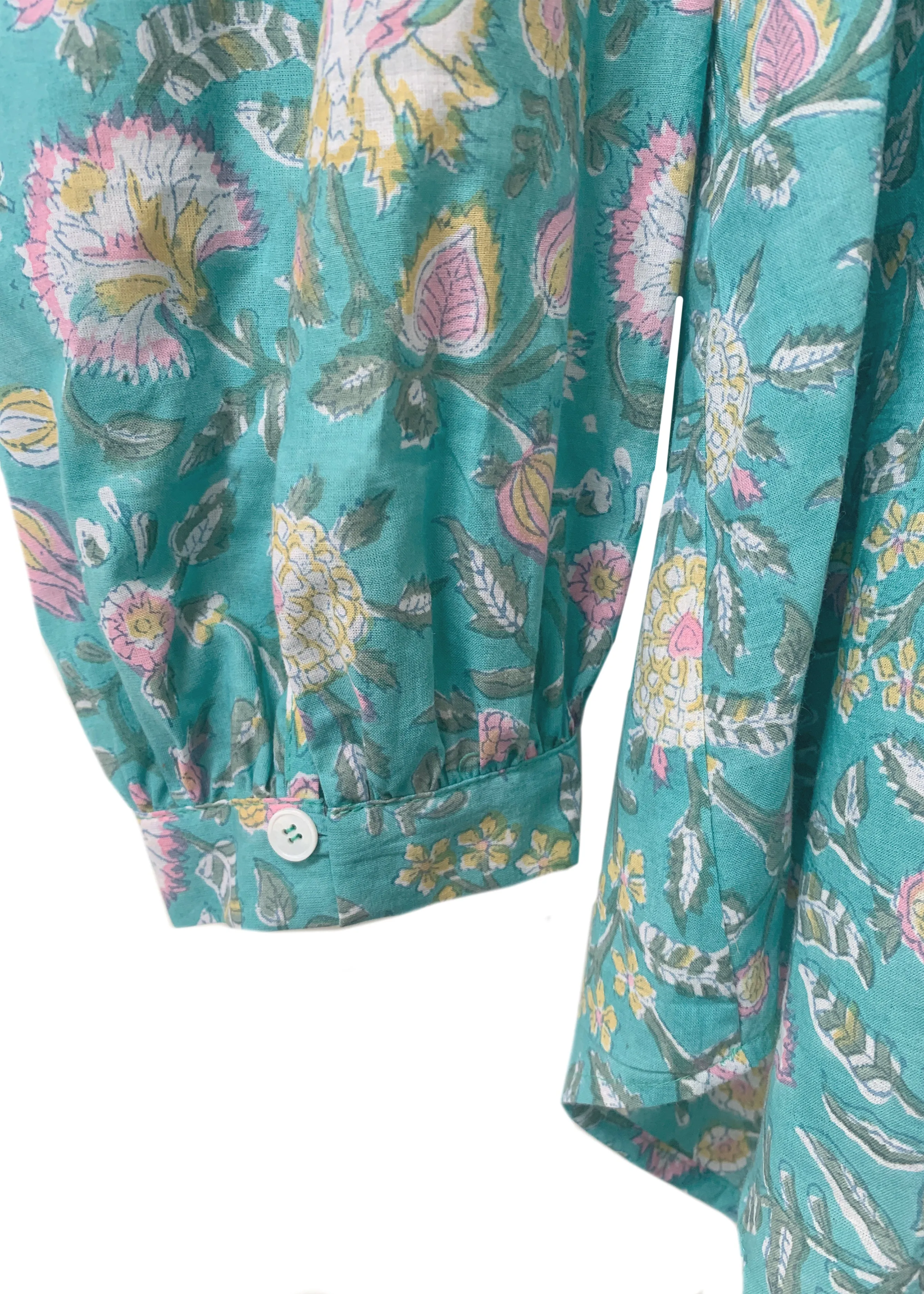 Carly Blouse- Aqua sold by Baacal product image thumbnail 4