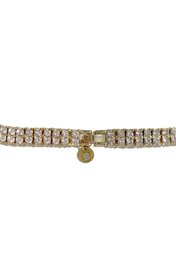 Double Tennis Necklace sold by Baacal product image thumbnail 3