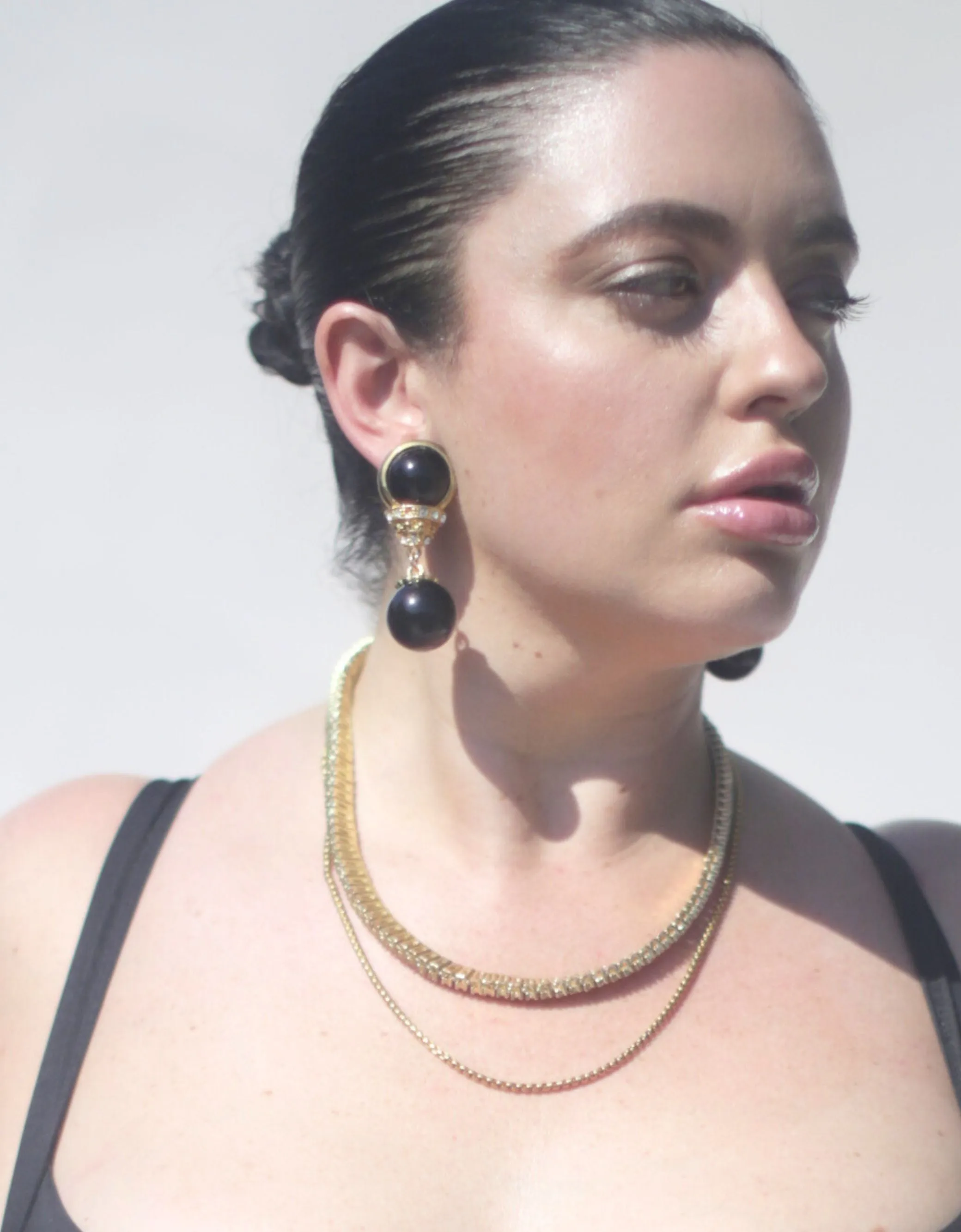 Double Tennis Necklace sold by Baacal product image thumbnail 2
