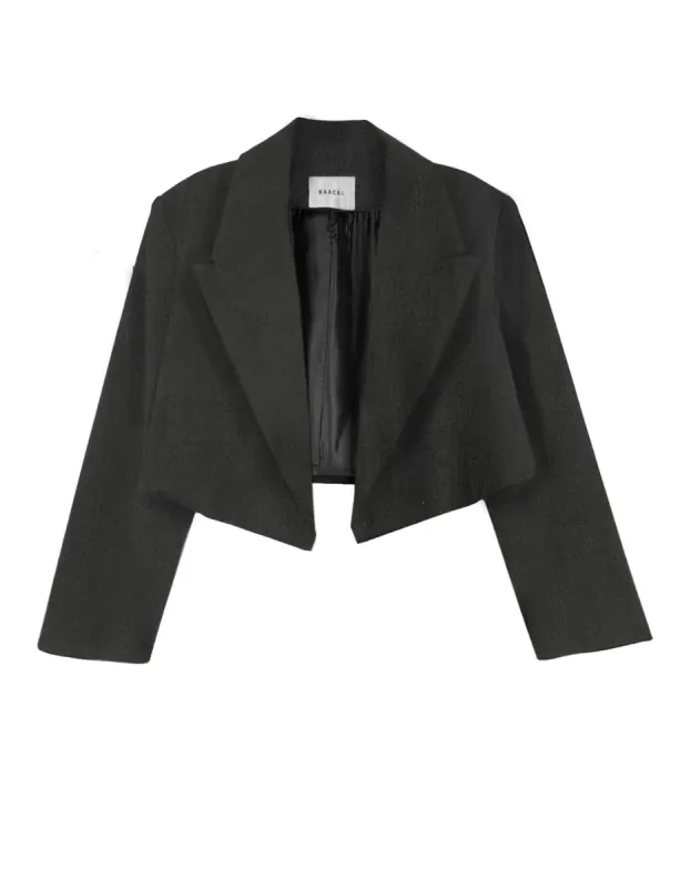 Cropped Blazer - Herringbone sold by Baacal