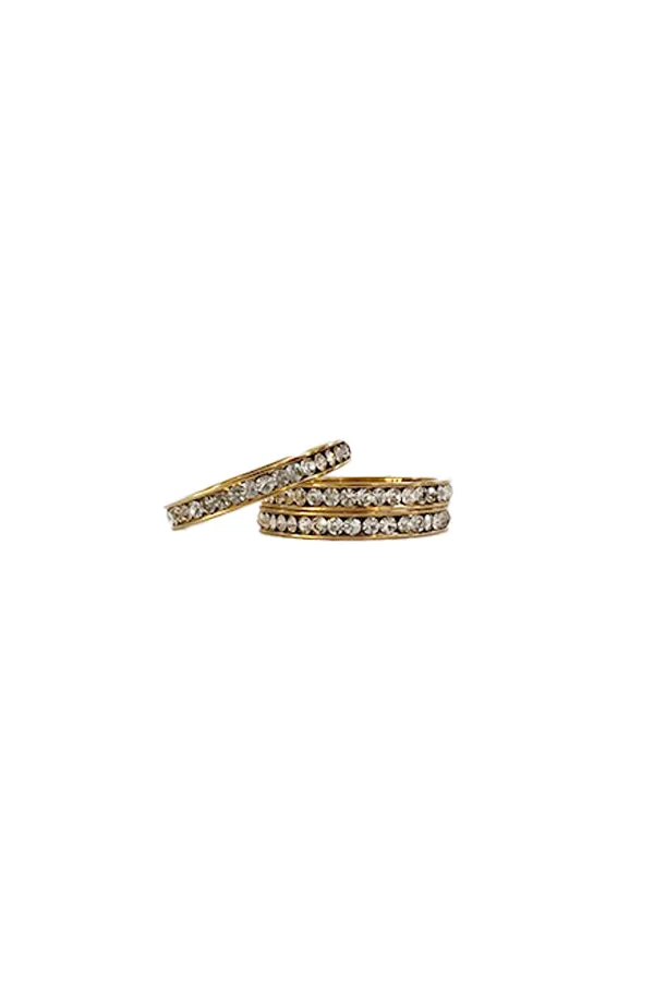 Diamonette Stacking Ring-Gold sold by Baacal