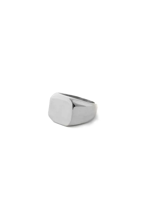 Signet Ring- Square Silver sold by Baacal