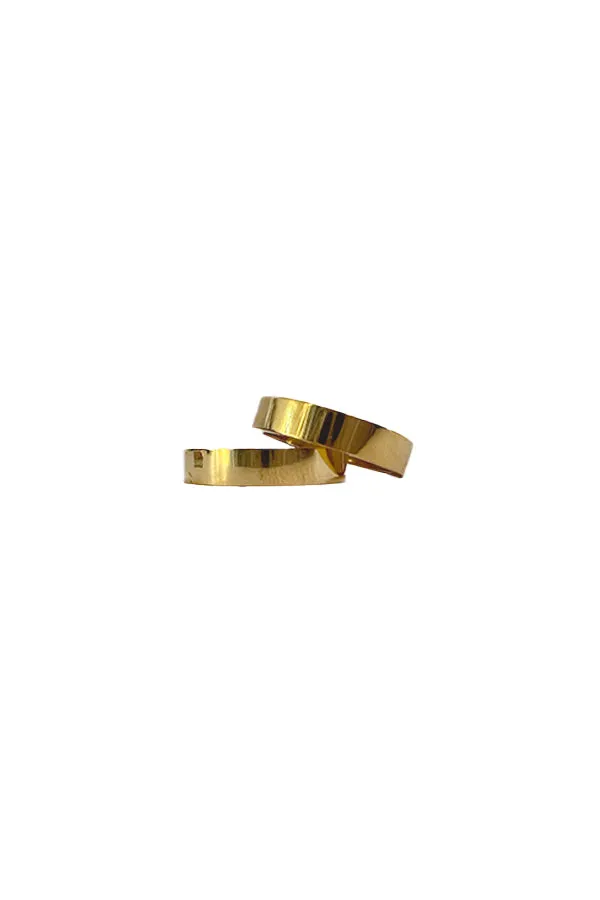Flat Band Ring - 5mm sold by Baacal