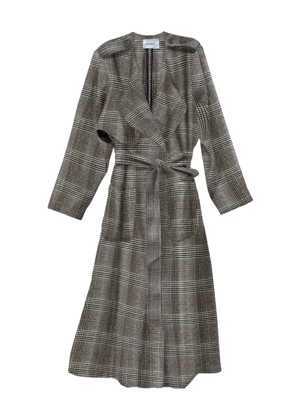Ele Soft Trench - Manhattan Plaid - BAACALxBECCA sold by Baacal