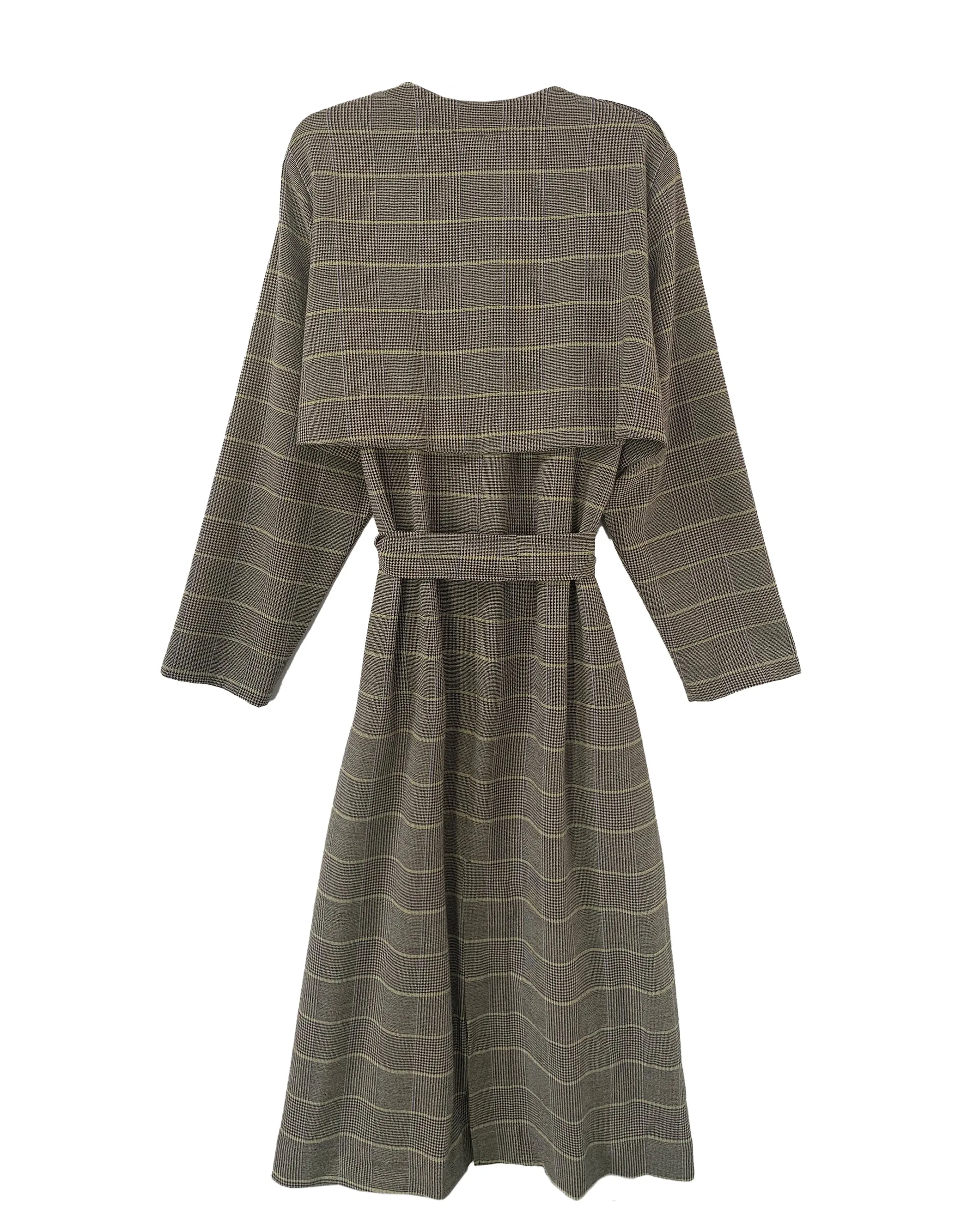 Ele Soft Trench - Ivy League Glen Plaid - BAACALxBECCA sold by Baacal product image thumbnail 4