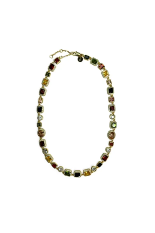 Venetian Gem Choker - Gold sold by Baacal