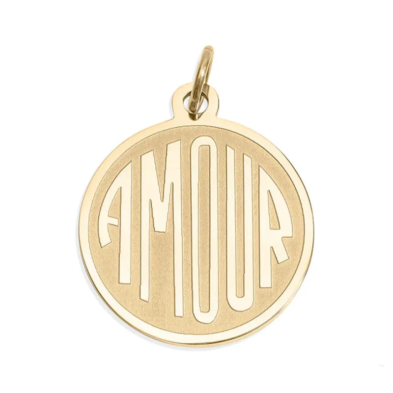 Amour Pendent Necklace - Gold sold by Baacal
