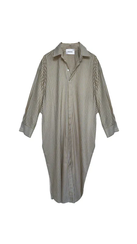 Mia Oversized Shirt Dress- Amber sold by Baacal