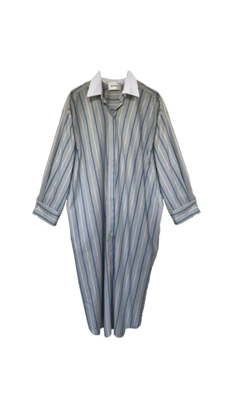 Mia Oversized Shirt Dress- Multi Stripe sold by Baacal
