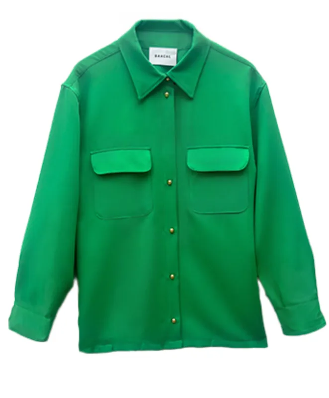The Payton Two Pocket Shirt - Green sold by Baacal