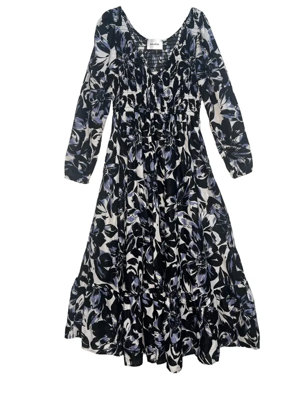 Remy Midi Dress- Painted Floral- BAACALxBECCA sold by Baacal