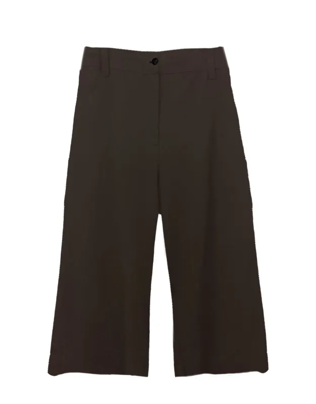 Becca Cropped Pant- Brown- BAACALxBECCA sold by Baacal