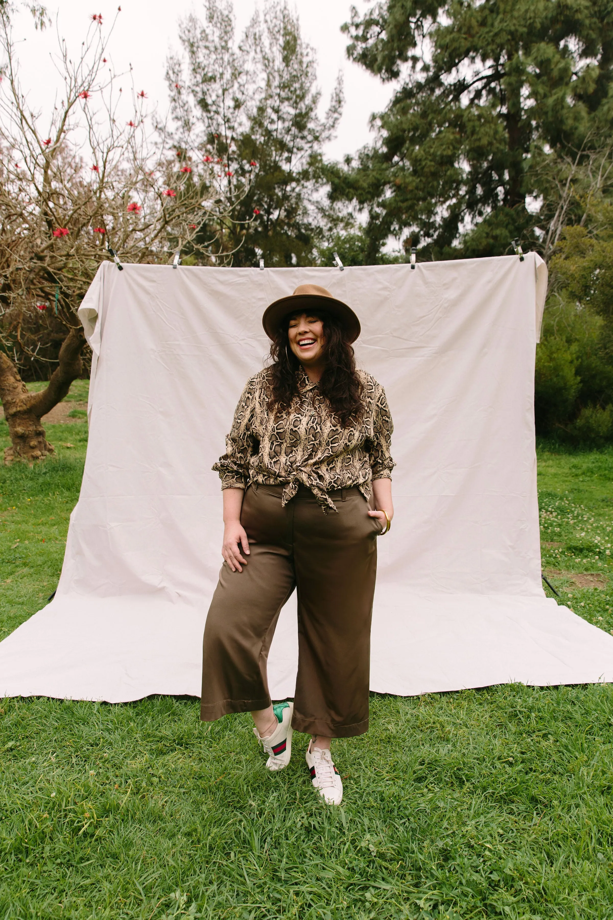 Becca Cropped Pant- Brown- BAACALxBECCA sold by Baacal product image thumbnail 2