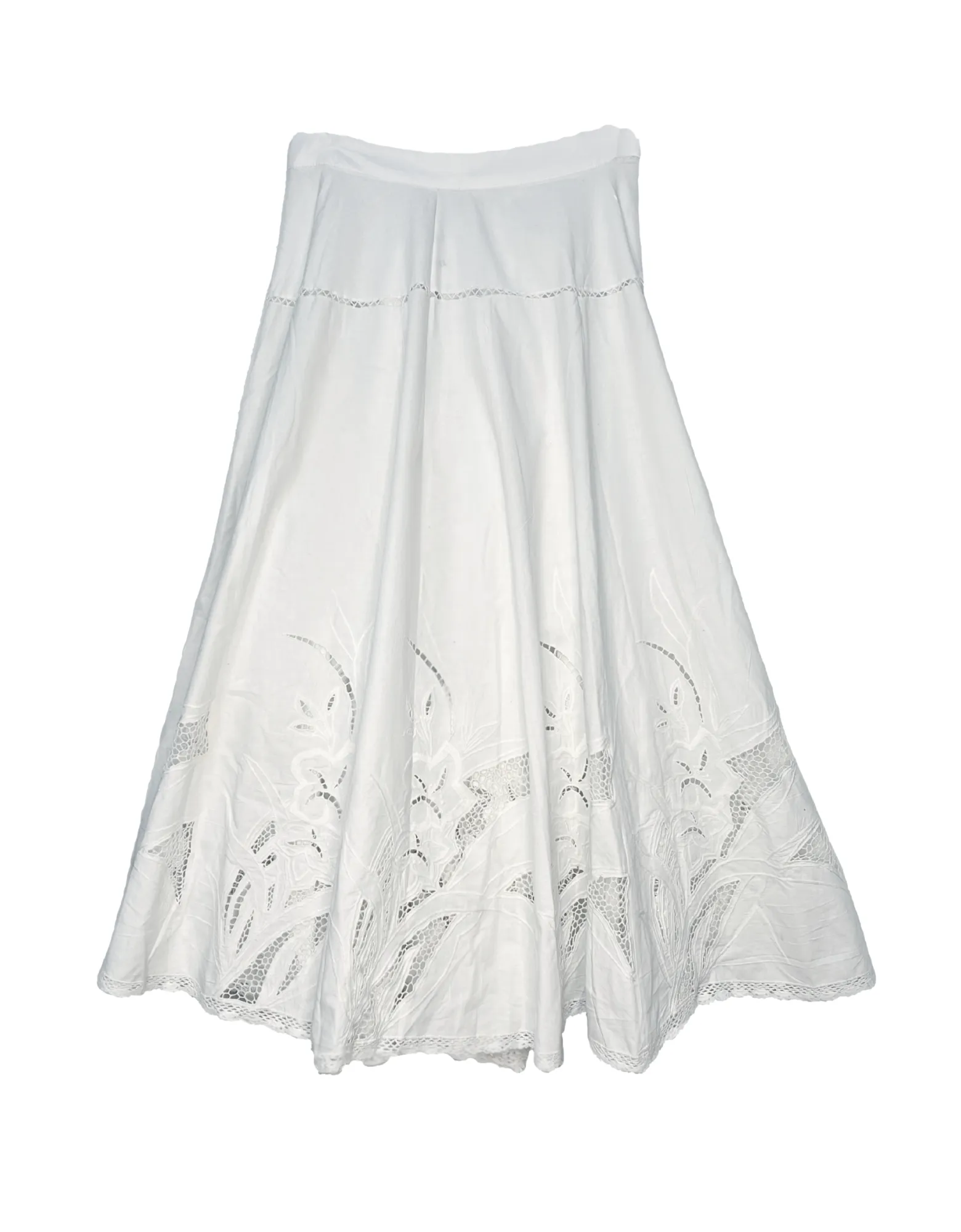 Augusta Circle Skirt- White sold by Baacal