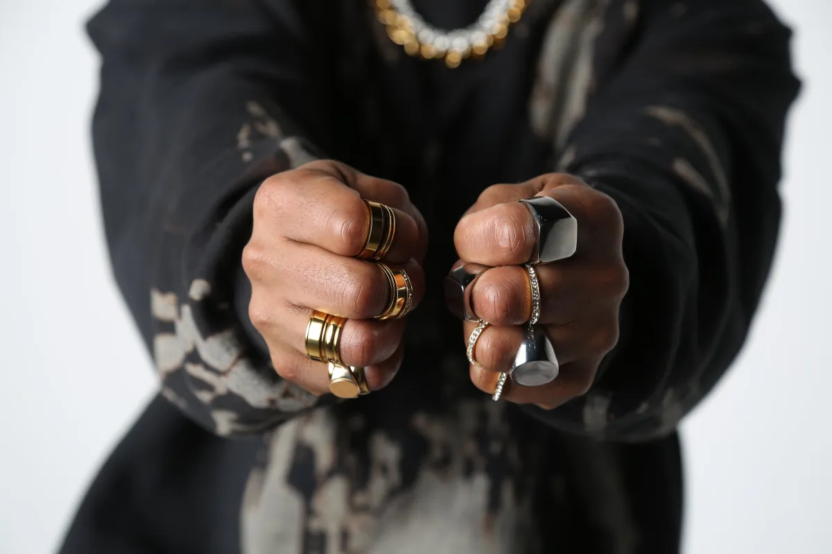 Silver Ring Set sold by Baacal