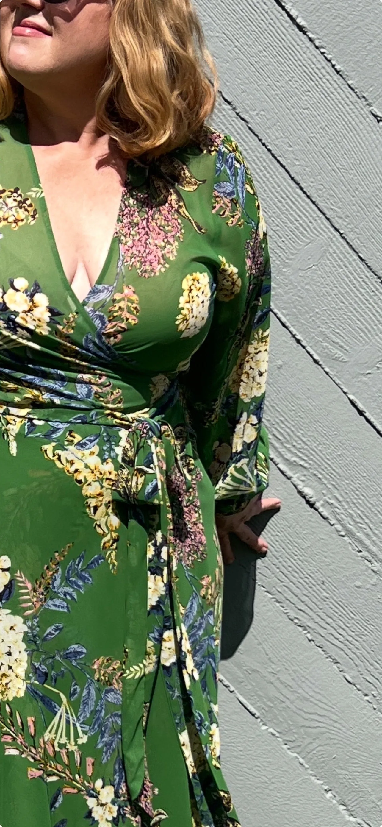 Midi Wrap Dress- Garden Tea sold by Baacal product image thumbnail 2