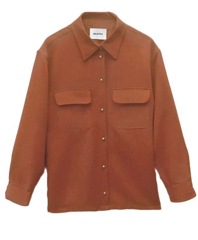 The Payton Two Pocket Shirt - Terracotta sold by Baacal