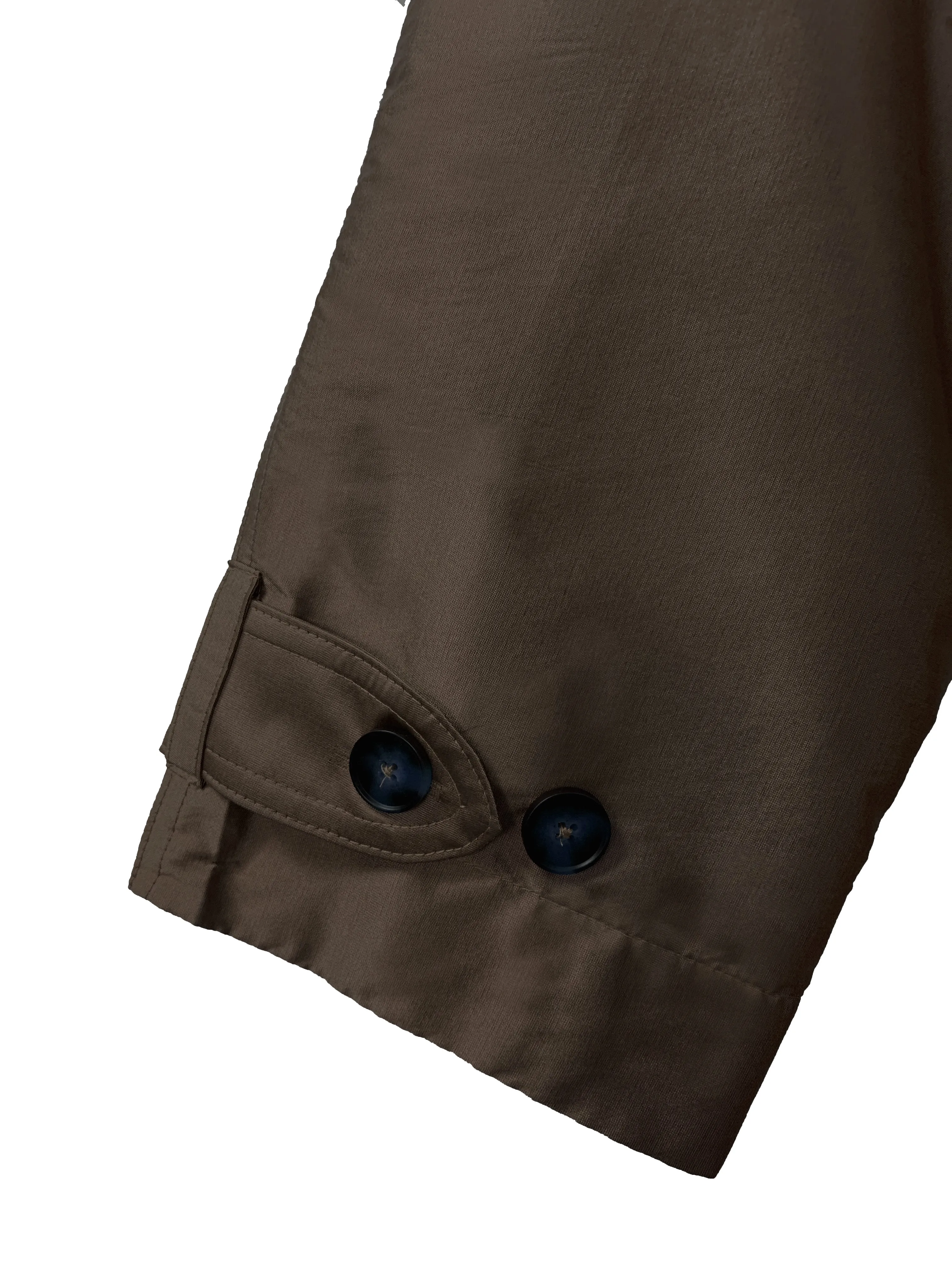 Delia Long Oversized Trench- Chocolate sold by Baacal product image thumbnail 4