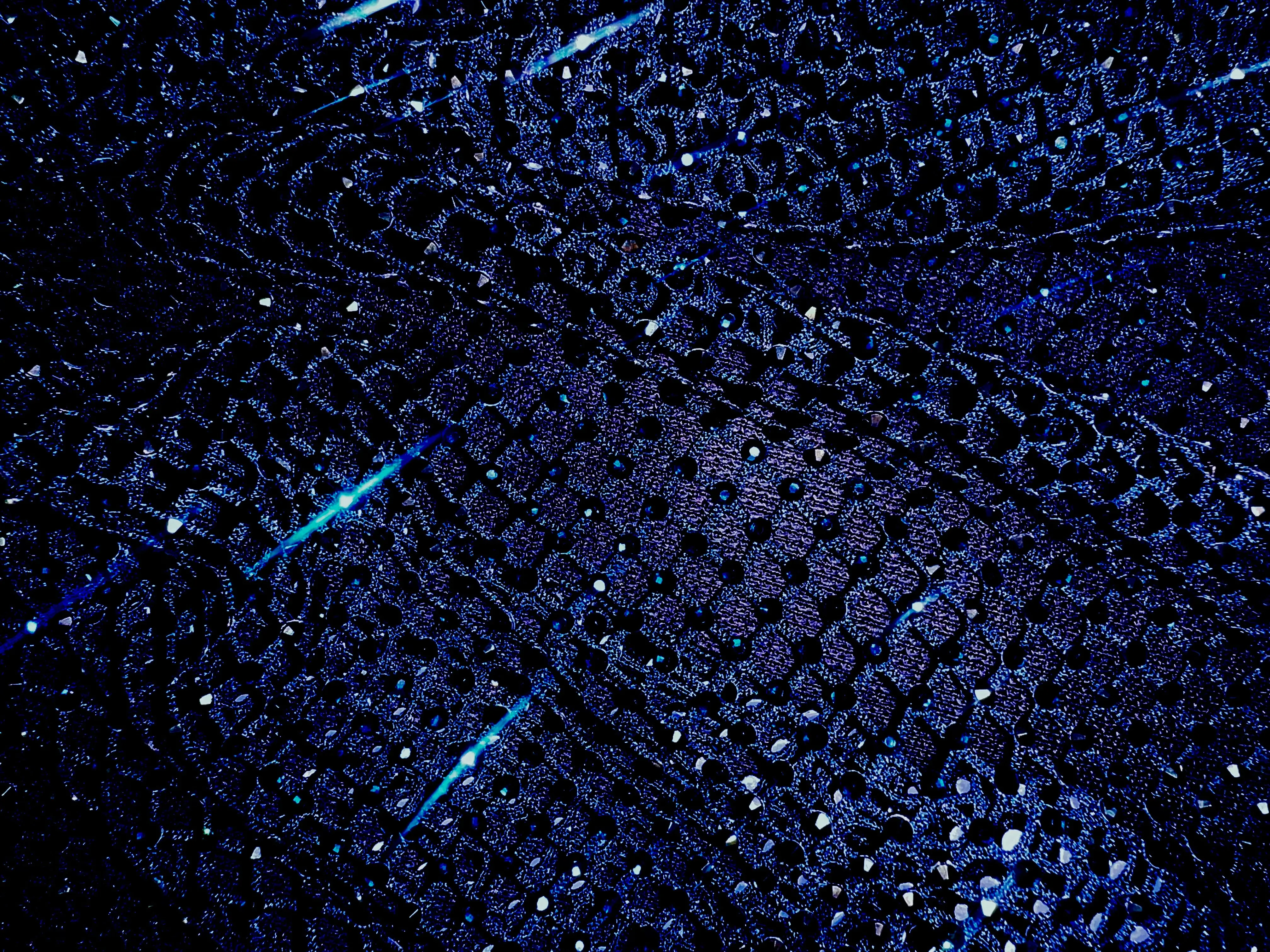 The Crystal Stone Mesh Dress- Midnight Blue sold by Baacal product image thumbnail 4
