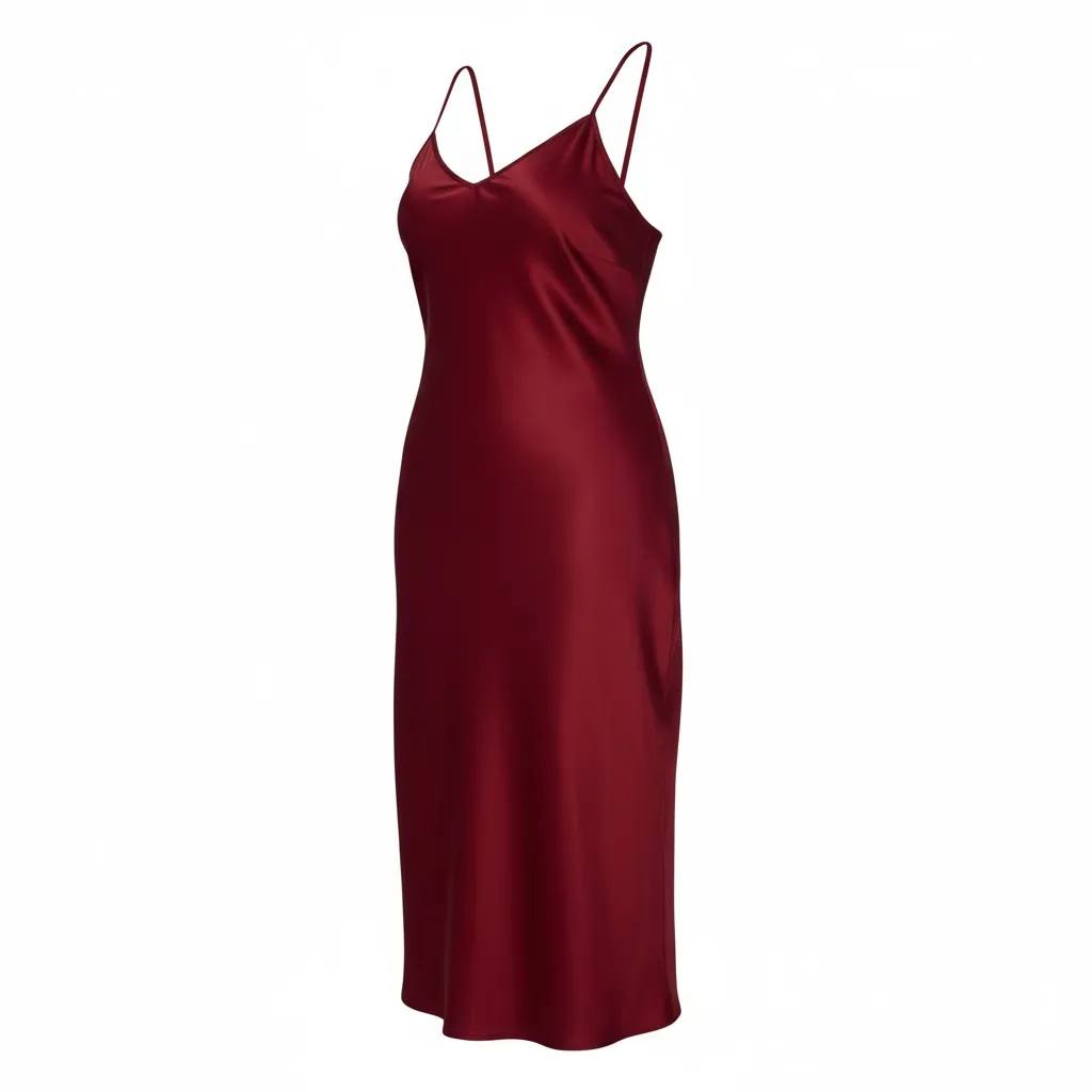 The Cabaret Slip Dress- Wine sold by Baacal product image thumbnail 3