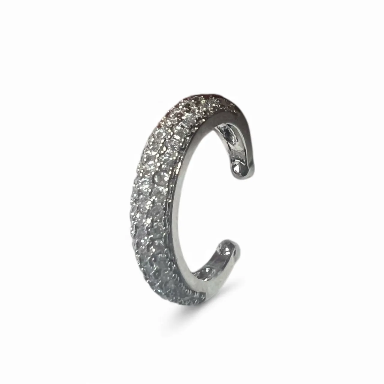 Slender Diamonette Ear Cuff- Platinum sold by Baacal product image thumbnail 3