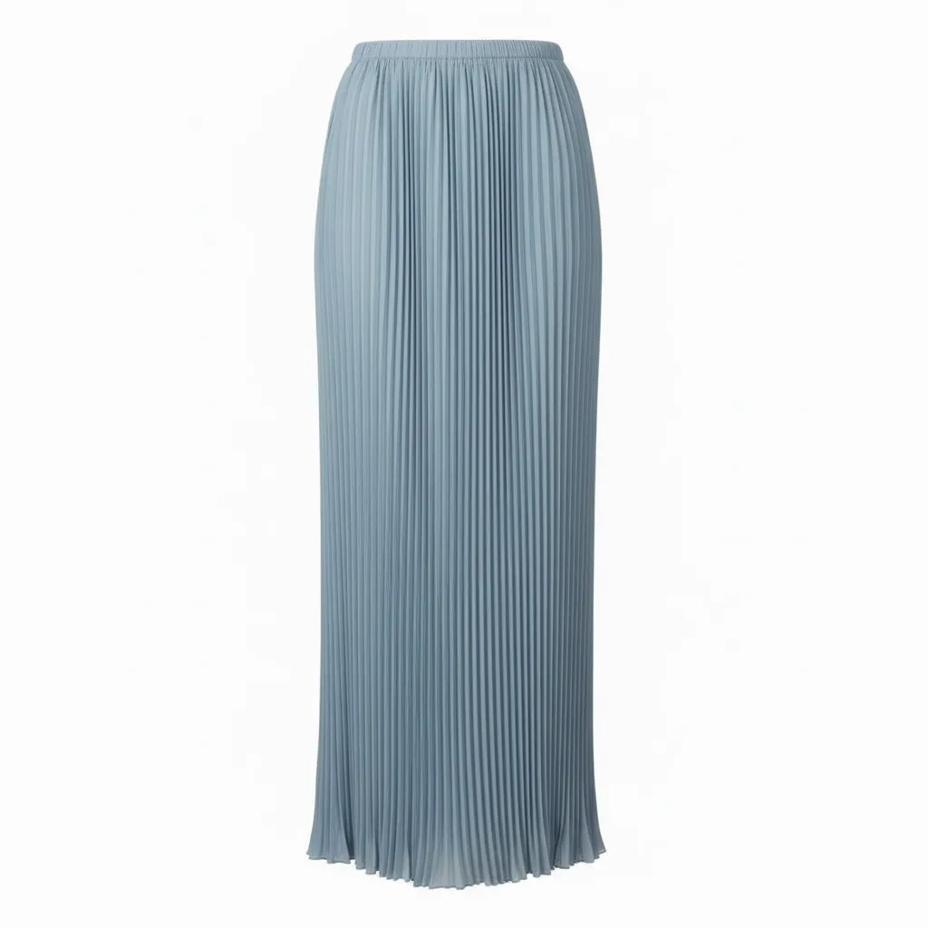 Rue Pleated Skirt- Reversible Coppen Blue/ Burgundy sold by Baacal